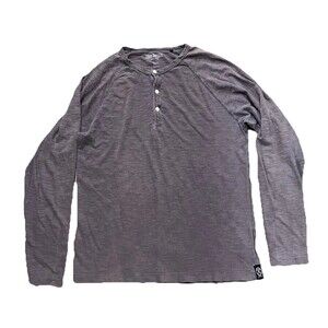 Todd Snyder NY Long Sleeve Men’s Shirt Large 1/4 Button Red Cotton Pullover